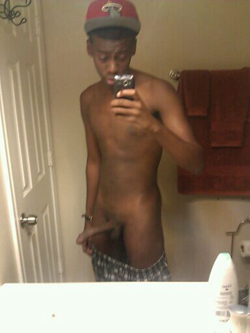 Henry - black teen dick selfie pics